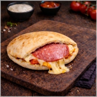 Pita Salami-Kaas